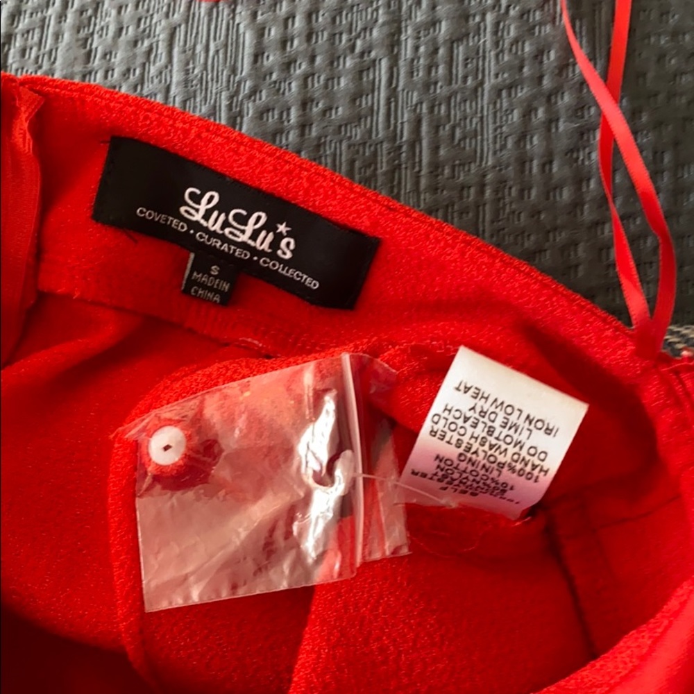 Lulus Red Halter Jumpsuit - Picture 6 of 6